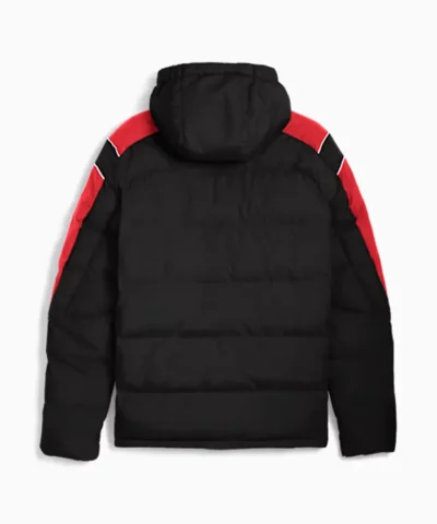Scuderia Ferrari T7 Bomber Black Puffer Jacket