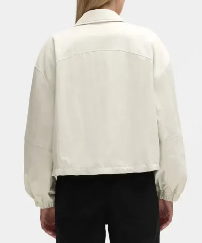 Seattle Kraken Coach’s Full-Snap Heathered Bone Jacket