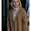 Elsbeth S03 Annaleigh Ashford Hooded Brown Jacket