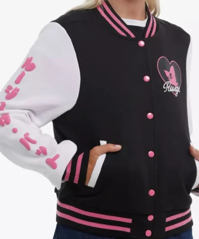 Sonic The Hedgehog Rouge Girls Varsity Jacket