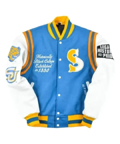 Southern University Motto 2.0 The Bluff Varsity Jacket