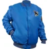 NHL San Jose Sharks Blue Starter Half-Zip With Button Jacket