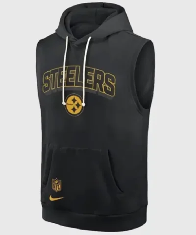 Steelers Sideline Sleeveless Hoodie
