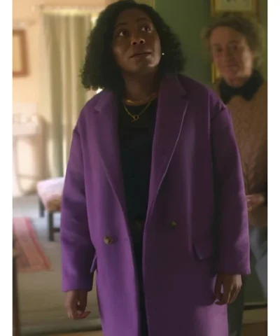 Stephanie Levi-John Sanctuary A Witch’s Tale S2 Purple Coat