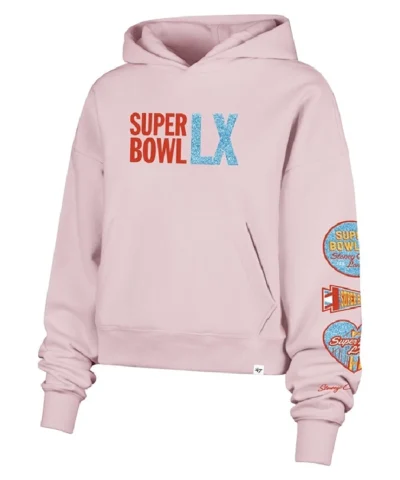 Stoney Clover Lane Super Bowl LX Crop Hoodie