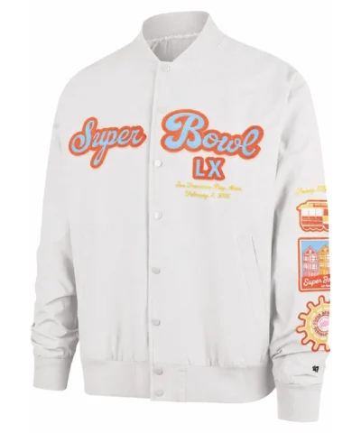 Stoney Clover Lane Super Bowl LX Twill Bomber Jacket
