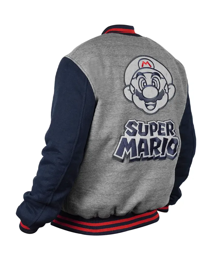 Super Mario Varsity Jacket Style 1 Crave Back