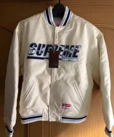 Supreme 26 White Bomber Jacket