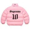Supreme-Umbro-Pink-Puffer-Hooded-Jacket