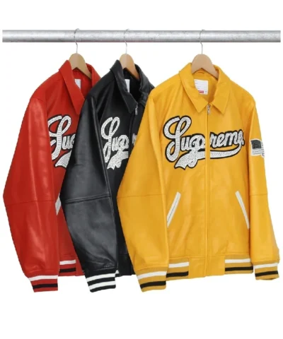 Supreme Uptown Studded Varsity Jacket