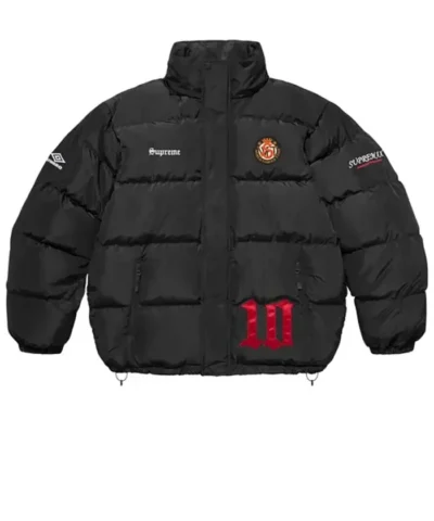 Supreme x Umbro Black Puffer Jacket