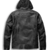 Harley Davidson Swingarm 3 In 1 Leather Jacket - Back