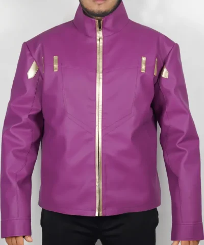 What If Star Lord Purple Leather Costume Jacket
