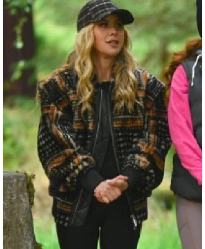 Tara Lipinski The Traitors US S04 Brown Plaid Jacket