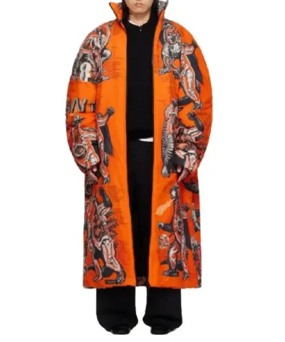 Taylor SNL S51 Orange Padded Lowdown Coat