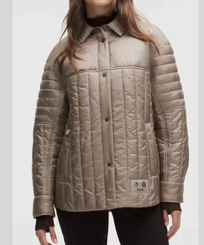 Team Canada Nylon Taffeta Insulated Shacket