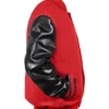 Texans H-Town Red and Black Varsity Jacket