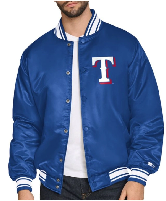 Texas Rangers Home Plate Printed Graphic Jacket