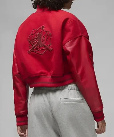 Teyana Taylor Varsity Red Jacket