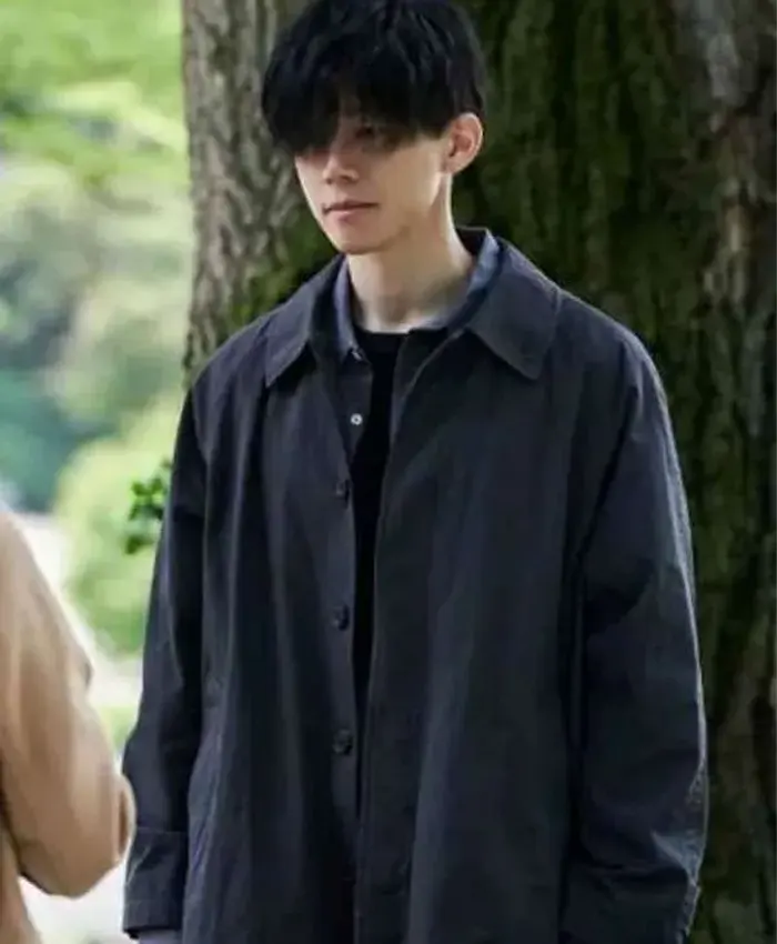 The Old Woman with the Knife Kim Mu-yeol Black Trench Coat