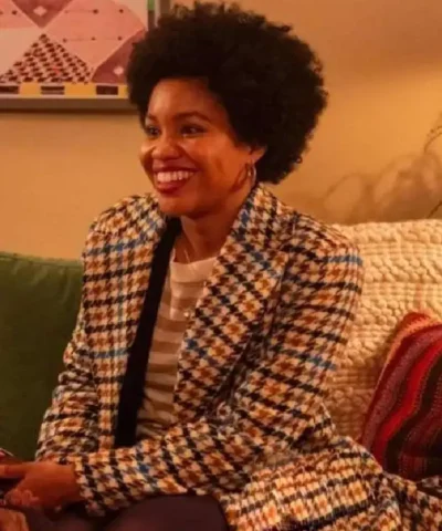 The Other Black Girl Sinclair Daniel Houndstooth Coat