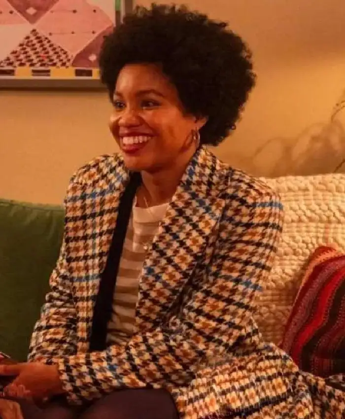 The Other Black Girl Sinclair Daniel Houndstooth Coat