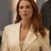 Monica Stevens The Rookie Seasone 8 Bridget Regan Leather Trench Coat