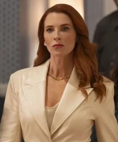 Monica Stevens The Rookie Seasone 8 Bridget Regan Leather Trench Coat