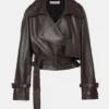 The Traitors US Season 4 Caroline Stanbury Leather Jacket