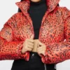 The Traitors US S04 Tiffany Mitchell Leopard Print Puffer Jacket