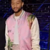 John Legend The Voice S25 Pink Satin Jacket