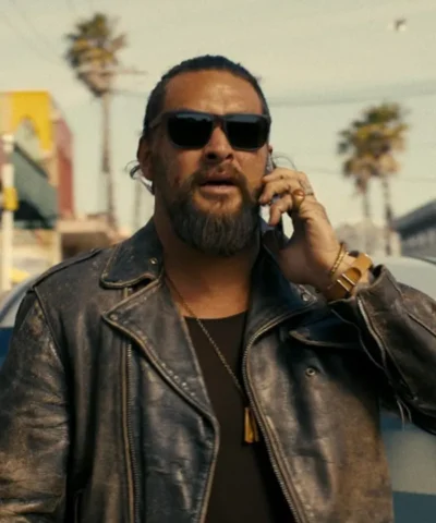 The Wrecking Crew Jason Momoa Distressed Leather Jacket