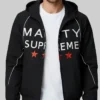 Timothee Chalamet Marty Supreme Black Hooded Jacket