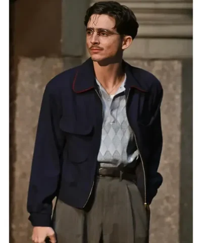 Timothee Chalamet Marty Supreme Blue Jacket