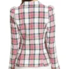 Topaz Riverdale S05 Pink Checked Plaid Blazer