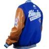 Toronto Blue Jays Blue And Brown Varsity Jacket