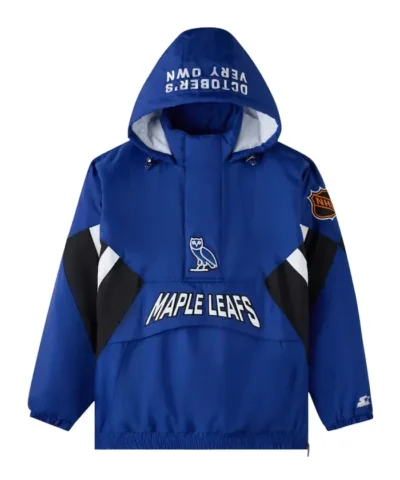 Toronto Maple Leafs Royal OVO Hooded Jacket