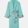 Turquoise Versace Robe