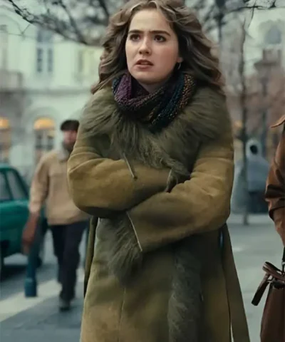 Twila Hasbeck TV Series Ponies S01 Haley Lu Richardson Suede Fur Coat