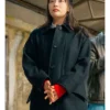Typhoon Family Kim Min-ha Black Wool Coat