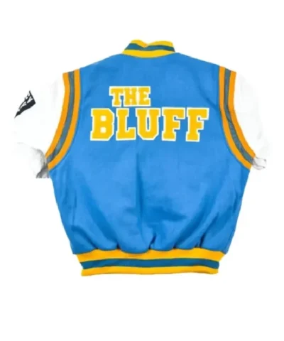 Alternative view of Southern University Motto 2.0 The Bluff Varsity Jacket