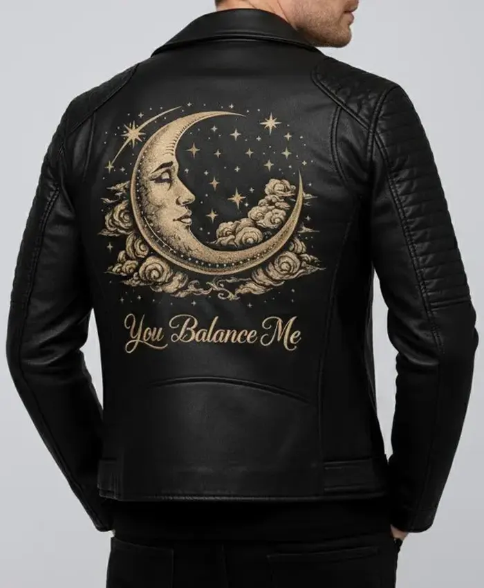 Valentine Day You Balance Me Black Jacket