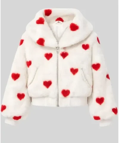 Valentine Heart Fur Jacket
