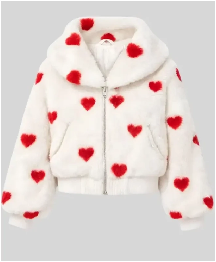 Valentine Heart Fur Jacket
