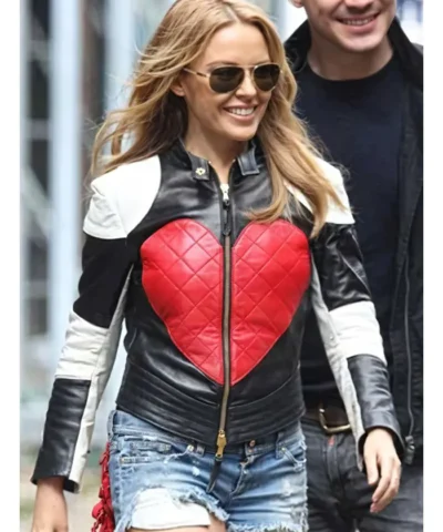 Valentine Day Kylie Minogue Red Heart Jacket