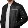 Valentine Soulmate Leather Black Jacket