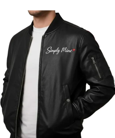 Valentine Soulmate Leather Black Jacket