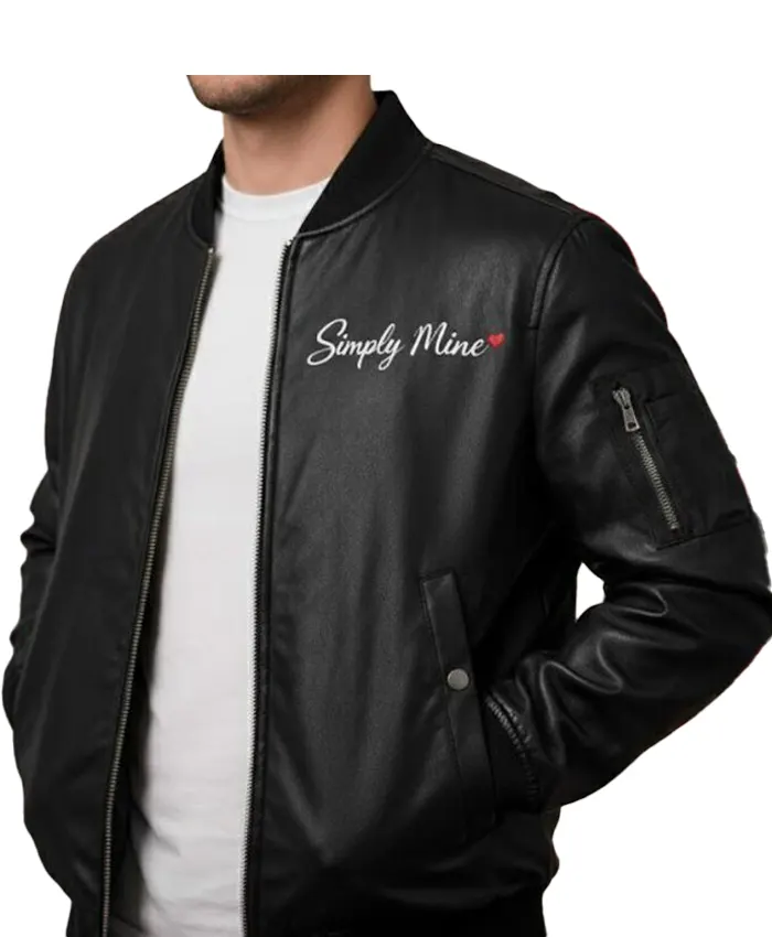 Valentine Soulmate Leather Black Jacket