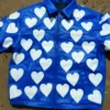 Valentines Day Heart Leather Jacket