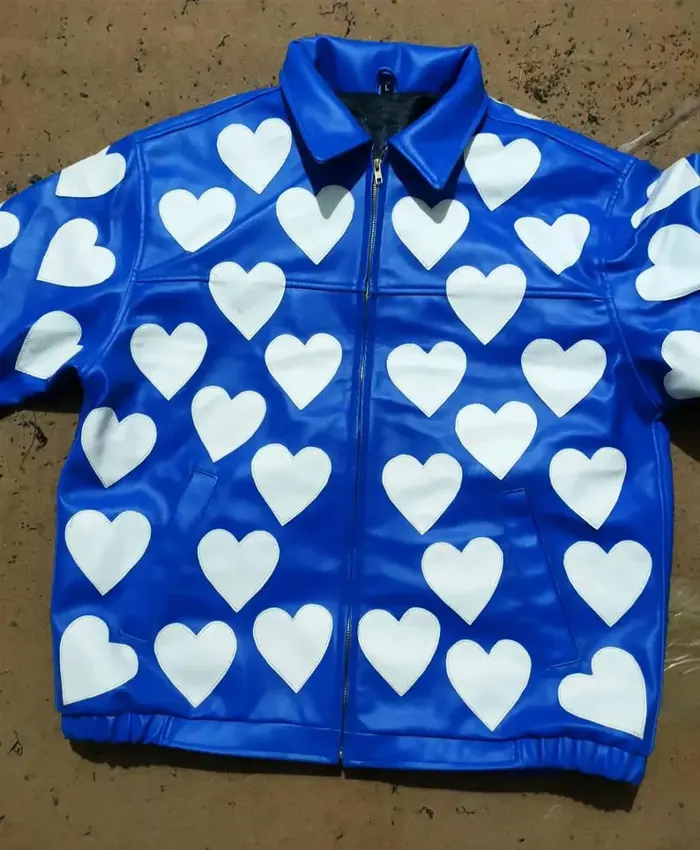 Valentines Day Heart Leather Jacket